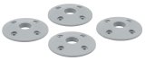 Allstar Performance Replacement Hood Pin Scuff Plates ALL18435 Components, Plates, 0.50 in. Diameter, Silver Plastic Have Recessed Mounting Holes, Set of 4 thumbnail 2