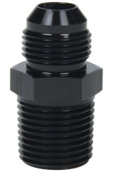 Allstar Performance AN to NPT Adapter Fittings ALL49508 Fitting, Adapter, NPT, Straight, Aluminum, Black Anodized, -6 AN, Male 1/8 in. NPT, Each thumbnail 2