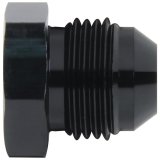 Allstar Performance AN Plug Fittings ALL49686 Fitting, Plug, Aluminum, Black Anodized, Hex, -16 AN, Male Threads, Each thumbnail 1