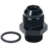 Allstar Performance AN Flare Adapter Fittings ALL49847 and Adapters, Fittings, Straight, Aluminum, Black, -10 Male AN, -8 Male Straight Cut O-ring, Each thumbnail 2