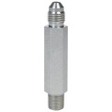Allstar Performance AN to NPT Adapter Fittings ALL50004 and Adapters, To Fittings, Straight, Steel, Zinc Color, -4 Male AN, 1/8 in. Male NPT, Each thumbnail 2