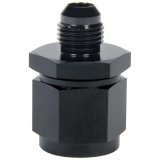 Allstar Performance AN Flare Adapter Fittings ALL49749 Fitting, Adapter, Reducer, Aluminum, Black Anodized, Straight, -16 AN, -12 AN, Male Threads, Each thumbnail 1