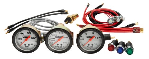 Allstar Performance Gauge Kits and Instrument Clusters ALL80082 Kit OP / WT / FP