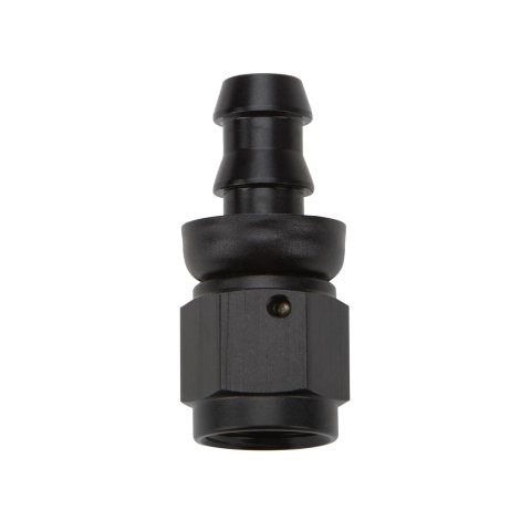 Allstar Performance Hose Ends ALL49416 End Pushlock Black Aluminum Straight -16