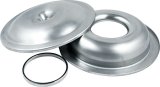 Allstar Performance Aluminum Air Cleaners ALL26094 Cleaner, Round, Aluminum, Natural, 14 in. Diameter, 1 3/8 in. Drop Base, 5 1/8 in. Diameter Base, Each thumbnail 2
