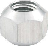 Allstar Performance Lug Nuts ALL44096 Nut, Conical Seat, 5/8 in.-11 RH, 45 Degree, Double Chamfer, Aluminum, Set of 10 thumbnail 1