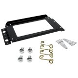 Allstar Performance MSD Ignition Box Mounts ALL81330 Mount, Bracket, Aluminum, Black, Fits MSD/FAST Boxes, Includes Quick Turn Fasteners, Springs, Rivets, Kit thumbnail 1
