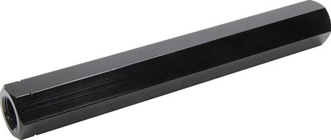 Allstar Performance Aluminum Suspension Tubes ALL56709 Threaded Tube, Tube, Hex, 3/4-16 in. Thread, Aluminum, Black Anodized, 9.0 in. Length, Each