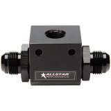 Allstar Performance Inline Oil Temperature Tees ALL90041 Tee, In-Line, Auluminum, -12 AN, Each thumbnail 1