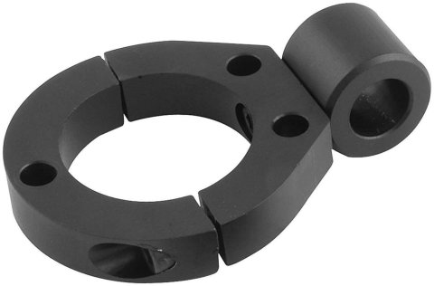 Allstar Performance Clamp-On Kits ALL99163 Roll Bar Clamp, Clamp-On, Round, Swivel Design, Aluminum, Black, 1.75 in. Tube Diameter, Each