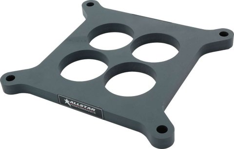 Allstar Performance Drag Hi-Flow 0.5 Inch Carburetor Spacer ALL25983 Spacer, Polymer, .500 in. Thick, 4-Hole, Square Bore, Each thumbnail 2