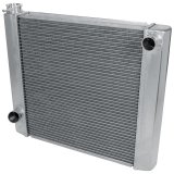 Allstar Performance Aluminum Radiators ALL30020 Radiator, Aluminum, Natural, 22 in. Wide, 19 in. High, Ford, Mopar, Each thumbnail 1