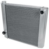 Allstar Performance Aluminum Radiators ALL30020 Radiator, Aluminum, Natural, 22 in. Wide, 19 in. High, Ford, Mopar, Each thumbnail 2