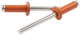 Allstar Performance Small Head Rivets ALL18137 Rivets, Blind Rivets, 3/16 in. Rivet, 3/8 in. Head, Aluminum, Orange, Set of 250 thumbnail 2