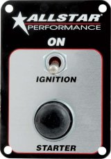 Allstar Performance Electrical Switch Panels ALL80160 Panel, Waterproof, Ignition, Starter, No Light, Each thumbnail 1