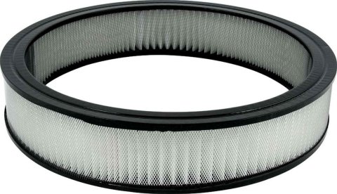 Allstar Performance Paper Air Filter Elements ALL26028 Element, Replacement, Round, Paper, White, 16 in. Diameter, 3 in. Tall, Each