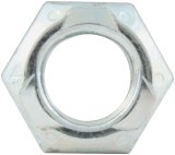 Allstar Performance Mechanical Locking Hex Nuts ALL16083-10 Nuts, Hex, Steel, Zinc Plated, Self-locking, 7/16-20 in. Fine Thread, Set of 10 thumbnail 1