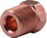 Allstar Performance Inverted Flare Nuts ALL50113 Tube Nuts, Flare, 3/16 in. Tube, 7/16-24 in. Nut, Steel, Red, Pair thumbnail 2