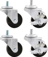 Allstar Performance Heavy-Duty Cradle Wheel Kits ALL10165 Engine Wheels, Rubber, 3 in. Diameter, Set of 4 thumbnail 1
