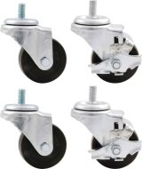 Allstar Performance Heavy-Duty Cradle Wheel Kits ALL10165 Engine Wheels, Rubber, 3 in. Diameter, Set of 4 thumbnail 2