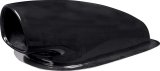 Allstar Performance Aero Scoops ALL23284 Hood Scoop, Style, Functional, Quick-release, Fiberglass, Black Gelcoat, D-shaped Opening, Each thumbnail 1
