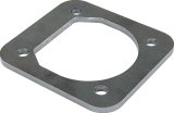Allstar Performance D-Ring Backing Plates ALL60074 Plate, Cargo Tie-Down Anchors, Steel, Natural, Each thumbnail 1