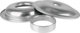 Allstar Performance Aluminum Air Cleaners ALL25904 Cleaner, 14 in. Diameter, Round, Aluminum, Natural, 1.5 in. Dropped Base, 1.5 in. Spacer, Each thumbnail 1