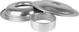 Allstar Performance Aluminum Air Cleaners ALL25906 Cleaner, 14 in. Diameter, Round, Aluminum, Natural, 1.5 in. Dropped Base, 2 in. Spacer, Each thumbnail 1