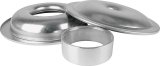 Allstar Performance Aluminum Air Cleaners ALL25906 Cleaner, 14 in. Diameter, Round, Aluminum, Natural, 1.5 in. Dropped Base, 2 in. Spacer, Each thumbnail 2