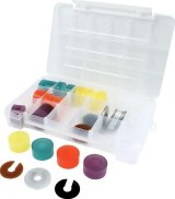 Allstar Performance Bump Stop Ends ALL64320 kit makes it easy to start using bump stops. Includes a selection of 20 bump stop pucks ra thumbnail 1