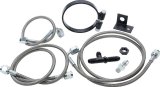Allstar Performance Brake Hoses, Sets ALL42058 kit is designed to eliminate hanging brake lines near the rear calipers. Rear Line K thumbnail 1