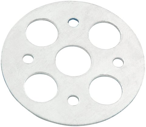 Allstar Performance Replacement Hood Pin Scuff Plates ALL18470-25 Components, Plates, Lightweight Aluminum, 1.625 in. O.D., for 0.38 in. Pins, Set of 25
