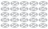 Allstar Performance Replacement Hood Pin Scuff Plates ALL18470-25 Components, Plates, Lightweight Aluminum, 1.625 in. O.D., for 0.38 in. Pins, Set of 25 thumbnail 2