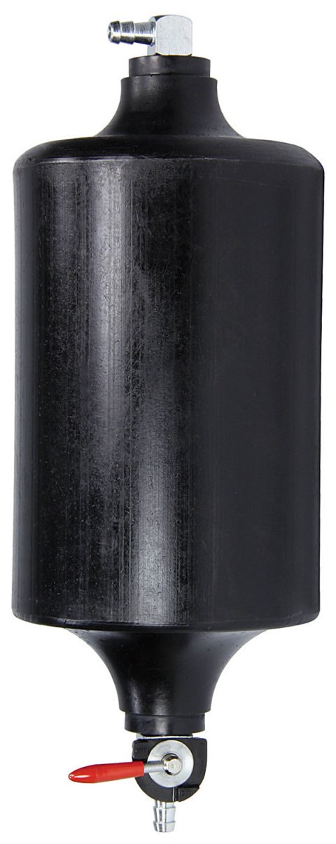Allstar Performance Overflow Tanks ALL36154 and Recovery Tanks, Round, Bolt-in, 1 qt. Capacity, Plastic, Black, 0.313 in. Hose Barb Inlet, Each thumbnail 2