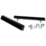 Allstar Performance Stack Stand Pads ALL10256 Pads, Rubber, 8.5 in., Black, Sold As A Pair. thumbnail 1