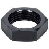 Allstar Performance Bulkhead Nuts ALL49602 Hardware, Nuts, Aluminum, Black Anodized, -6 AN, Female Threads, Each thumbnail 1