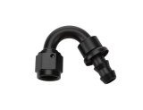 Allstar Performance Hose Ends ALL49472 End Pushlock Black Aluminum 150 Deg Elbow -6 thumbnail 1