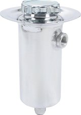 Allstar Performance Remote Fill Oil Tanks ALL36111 Filler Tank, Aluminum, Natural, Round, Each thumbnail 1