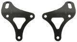Allstar Performance Motor Mounts ALL38109 Mount, Front, 2 in. Offset, Block Mount, Bolt-In, Steel, Black Powdercoated, Chevy, V8, Pair thumbnail 2
