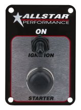Allstar Performance Ignition Switch Panels ALL80140 Starter Panel, Push-Button, Momentary, Toggle Switch, Ignition, Each thumbnail 2