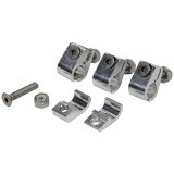 Allstar Performance Universal Line Clamps ALL18323 Hose Mounting Clamps, Aluminum, Natural, 3/8 in. Diameter Hole, Set of 4 thumbnail 2