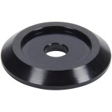 Allstar Performance Countersunk Washers ALL18841 Washers, Countersunk, Aluminum, Black Anodized, I.D. Chamfer, 0.250 in. I.D., 1.25 in. O.D., Set of 10 thumbnail 1
