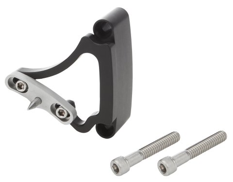 Allstar Performance Adjustable Timing Pointers ALL90021 Pointer, Billet Aluminum, Black Anodized, Adjustable, 7 in. Balancer, Chevy, Small Block, Each