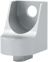 Allstar Performance Throttle Bracket Replacement Ends ALL54264 Cable Bracket, End, Aluminum, Silver, Lokar, Each thumbnail 1