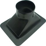 Allstar Performance Brake Ducts ALL42140 Duct, Headlight Mount, Accepts 3.0 in. Hose, ABS Plastic, Black, Each thumbnail 2