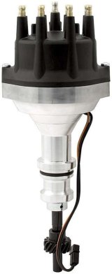 Allstar Performance High Distributors ALL81246 Distributor, Male HEI, Magnetic Pickup, Mechanical Advance, Black Cap, Ford, Small Block, Each thumbnail 1