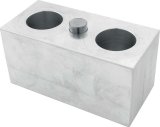 Allstar Performance Lowering Blocks ALL56064 Block, Aluminum, 2.5 in. Thick, 2.5 in. wide, 5 in. Long, 5/8 in, Pin Diameter, Each thumbnail 2