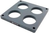 Allstar Performance Drag Hi-Flow 0.5 Inch Carburetor Spacer ALL25993 Carb Spacer, Hi-Flow, 4-hole Style, 0.500 in. Thick, Phenolic Plastic, Black, 4-barrel Dominator, Each thumbnail 1