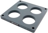 Allstar Performance Drag Hi-Flow 0.5 Inch Carburetor Spacer ALL25993 Carb Spacer, Hi-Flow, 4-hole Style, 0.500 in. Thick, Phenolic Plastic, Black, 4-barrel Dominator, Each thumbnail 2