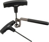 Allstar Performance Valve Lash Adjusting Wrenches ALL96403 Wrenches, 5/8 in. Wrench Size, Steel, Zinc Plated, 3/16 in., 7/32 in. T-Handles, Designed for Poly-lock Rocker Assemblies, Kit thumbnail 1